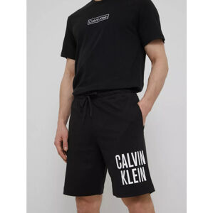 Calvin Klein pánské černé teplákové kraťase
